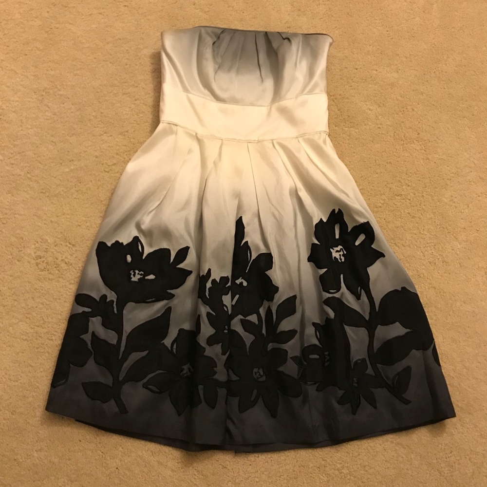 Strapless White House Black Market dress